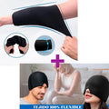 Pack Almohadilla de gel para rodillas codos Y Gorro de gel para el tratamiento de dolor